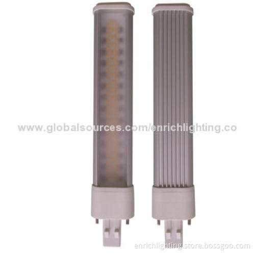 G23/GX23 LED PL Bulb with 8W Power, 165mm Length, 84 Pieces of 3014 SMD LEDs, 110/220V AC Input